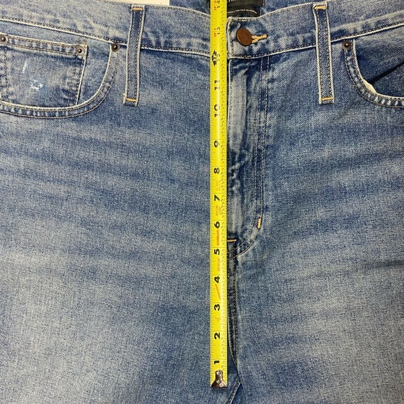 Something Navy High Rise Cigarette Ankle Slightly Distressed Jean NWT Size 18/34 - Picture 5 of 16